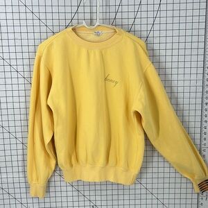 John Gault, honey, yellow sweatshirt S